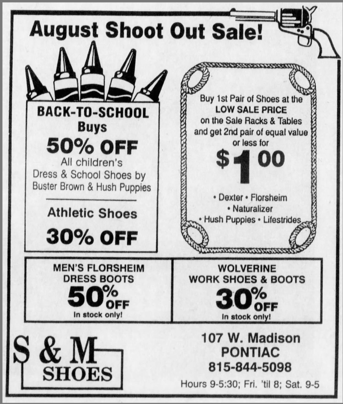 August Shoot Out Sale!